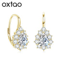 Oxtao Gold Moissanite Clip Earring