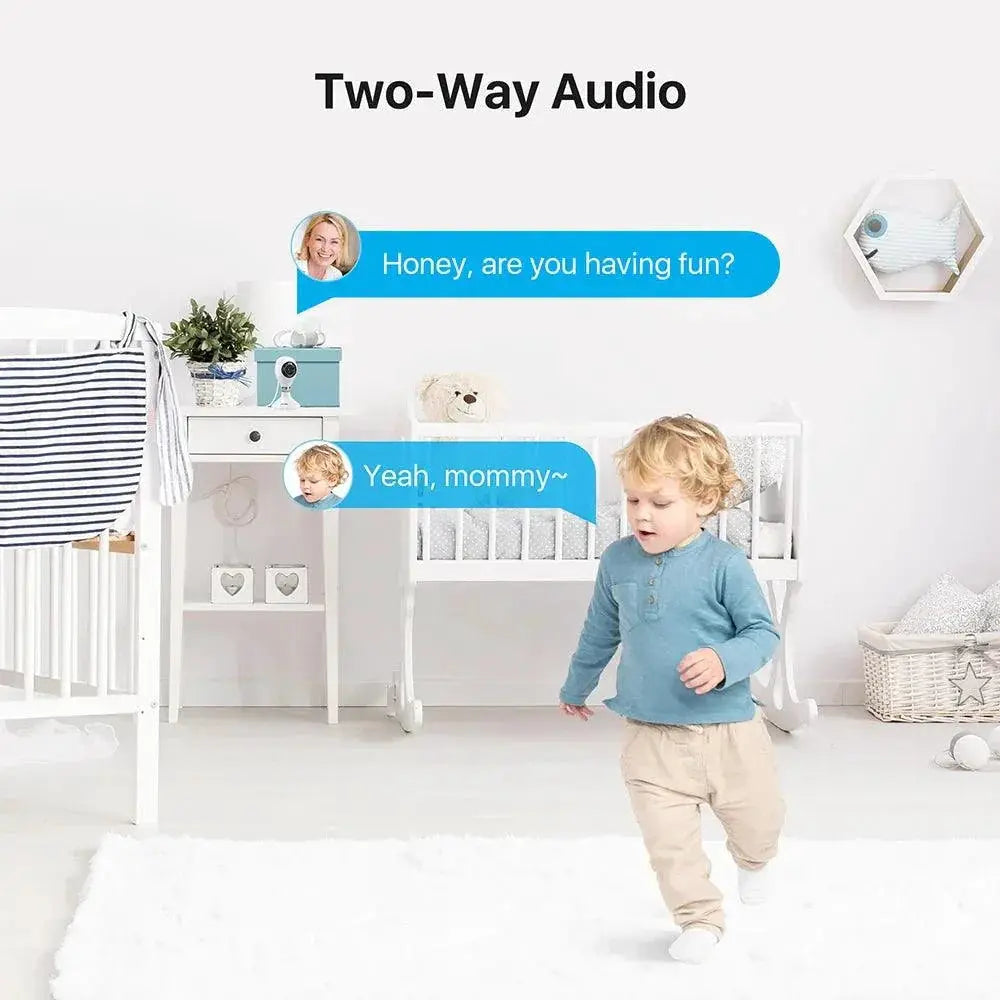ZOSI Indoor Security Camera With Two Way Audio Cloud Storage