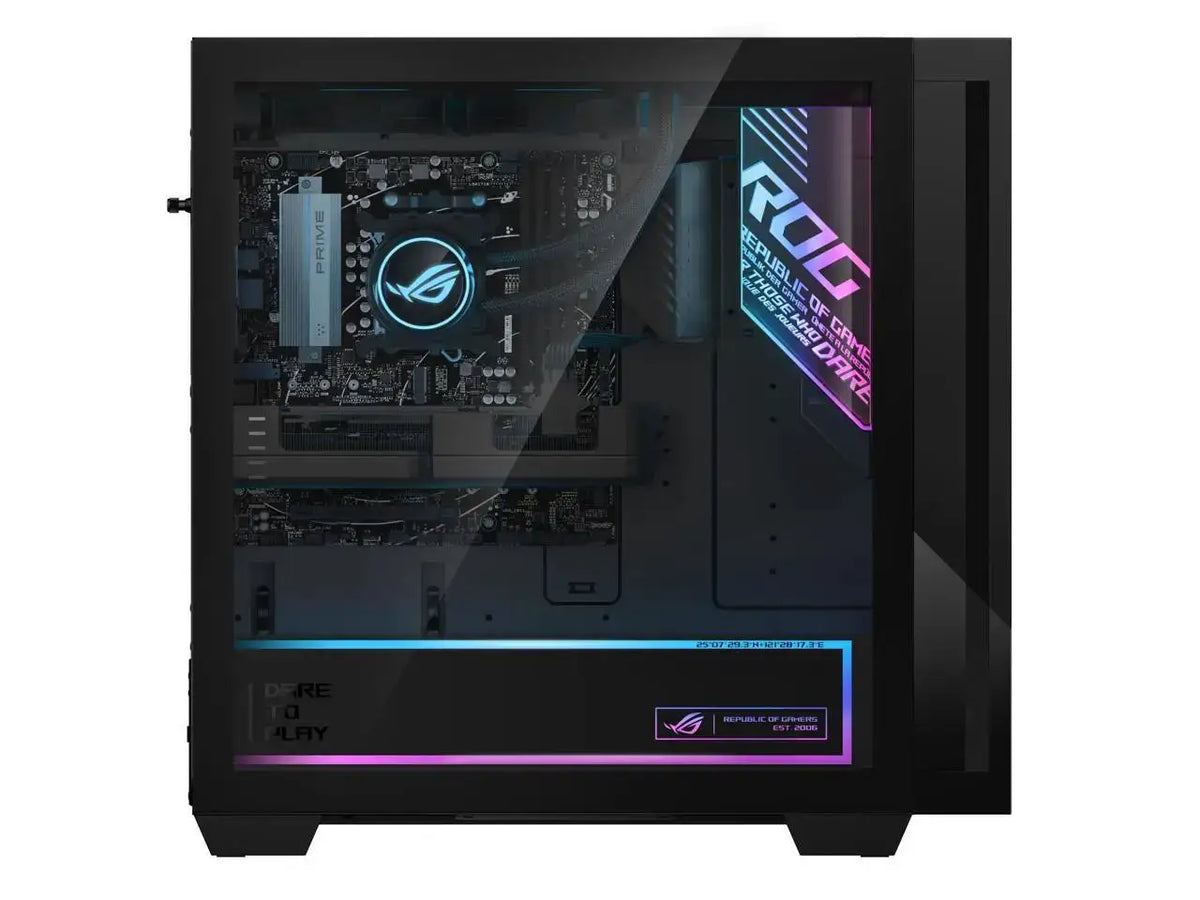 Asus Gaming Desktop Pc Gm700Tz-Ns776 Amd Ryzen 7 9800X3D 32Gb Ddr5 1Tb Nvme Ssd Amd Radeon Rx 9070 Xt Windows 11 Home