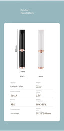 One Ironing Will Be Warped Electric Eyelash Curler