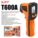Infrared Thermometer: Accurate Temperature Pyrometer LCD Display