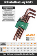 WYNNS Allen Wrench Set Hex Key 9pcs Tool for Repairs