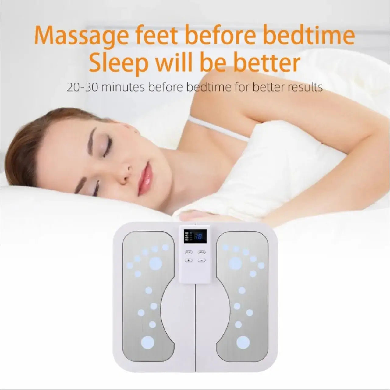 Leg Automatic Dredging Tool New Foot Foot Massage Machine Massage Pulse Meridian Foot EU Heating