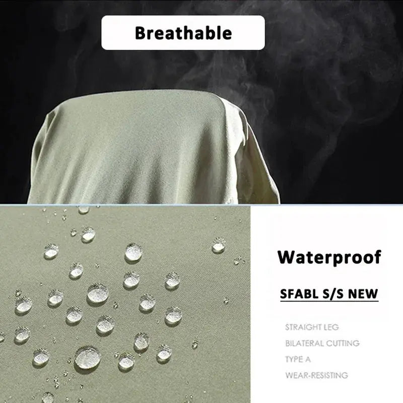 Summer Thin Quick Dry Mens Pants for Camping Hiking Trekking