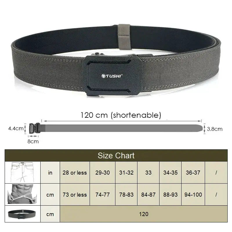 Military Belt for Men Sturdy Nylon Tactical Girdle