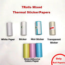 HD Mini Portable Thermal Printer Bluetooth For iOS Android 57mm Label Cute Cat
