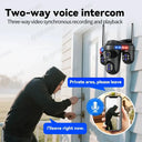 Smart Outdoor PTZ Cam for Home Security