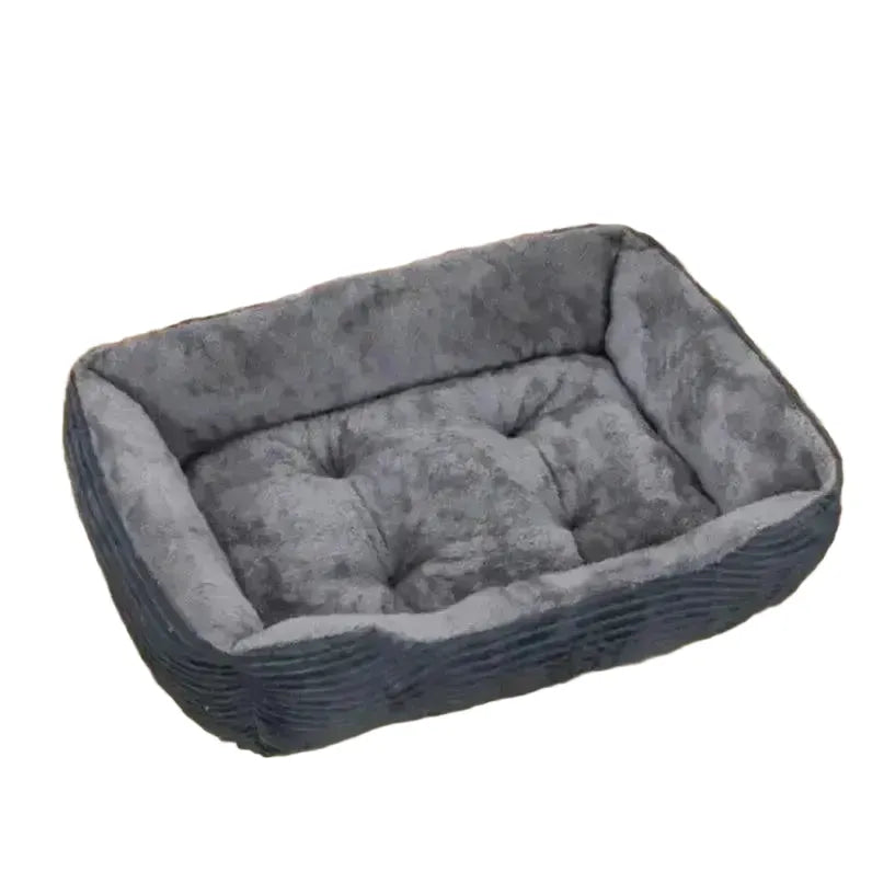 Calm Retreat Pet Bed for Anxious Pets — wine red