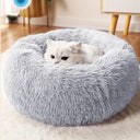Cozy Plush Cat Bed Soft Warm Sleeping Nest for Cats