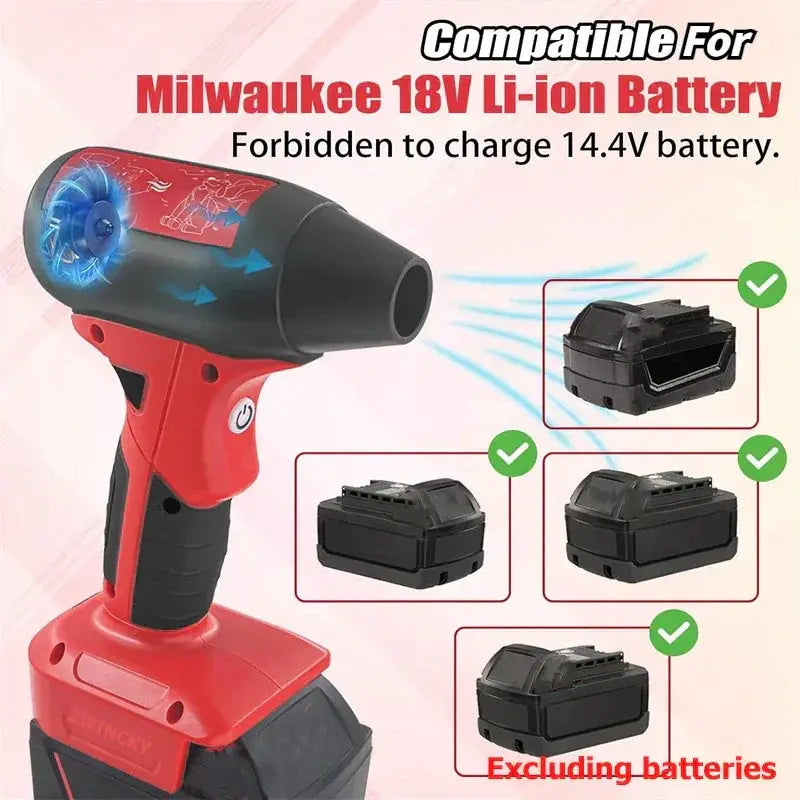 Powerful Turbojet Blower For Milwaukee Makita Bosch Tools