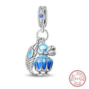 Sterling Silver Chameleon Blue Whale