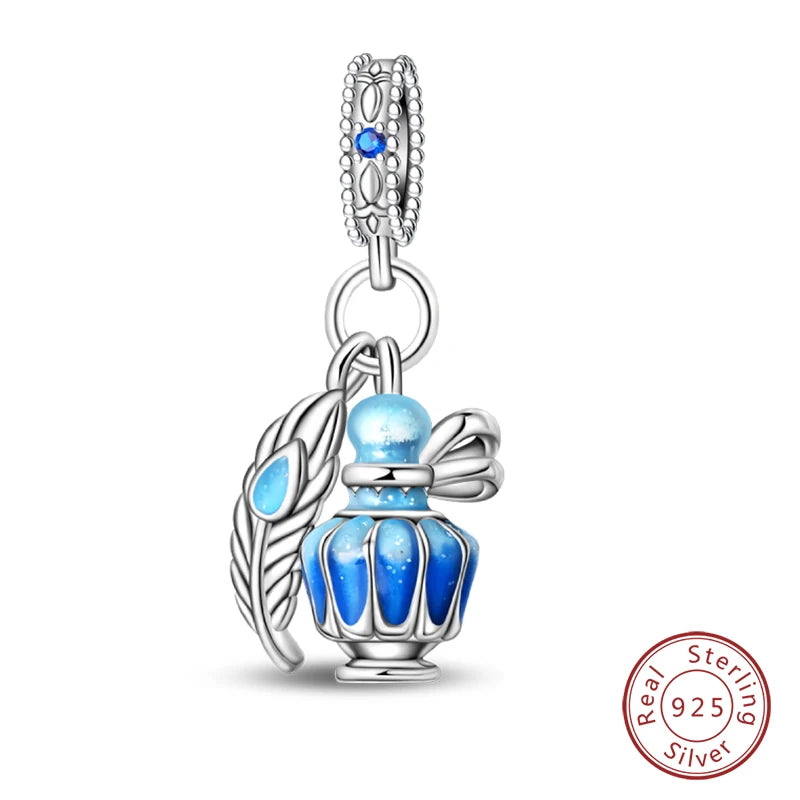 Sterling Silver Chameleon Blue Whale