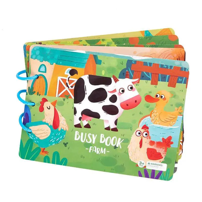 Interactive Montessori Sticker Matching Game for Kids Fun