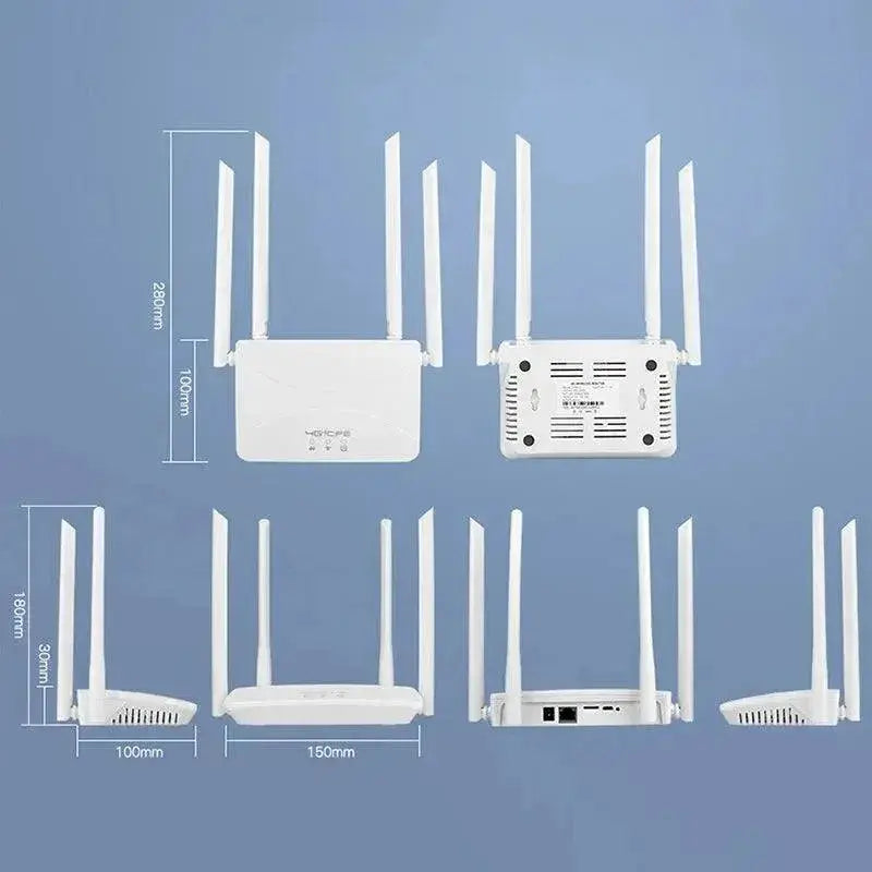 4G LTE WiFi Router With SIM Card Up To 150 Mbps Connectivity