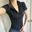 Premium Women Quick Dry Zip Up Top