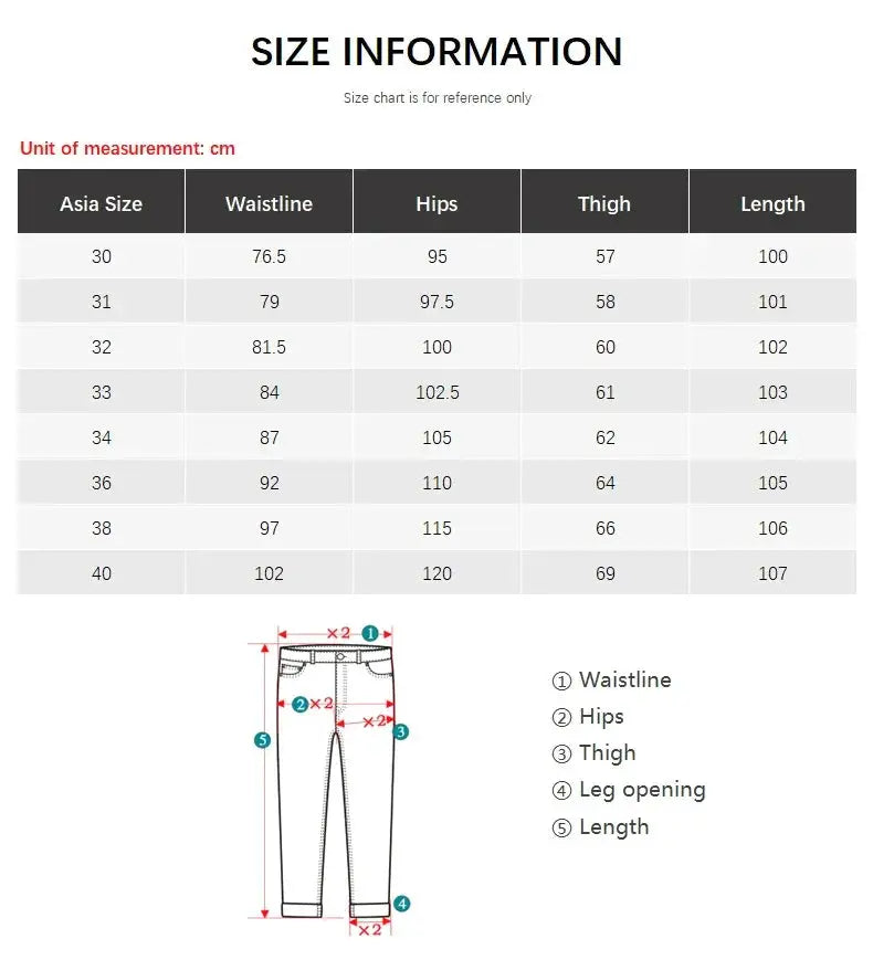 Autumn Classic Men Fitted Stretch Jeans Business Casual