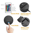 Genshin Lamp: 3D Character Light of Zhongli, Raiden, Xiao & Klee