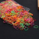 Colorful Rubber Bands for DIY Hair Bows and Pet Grooming