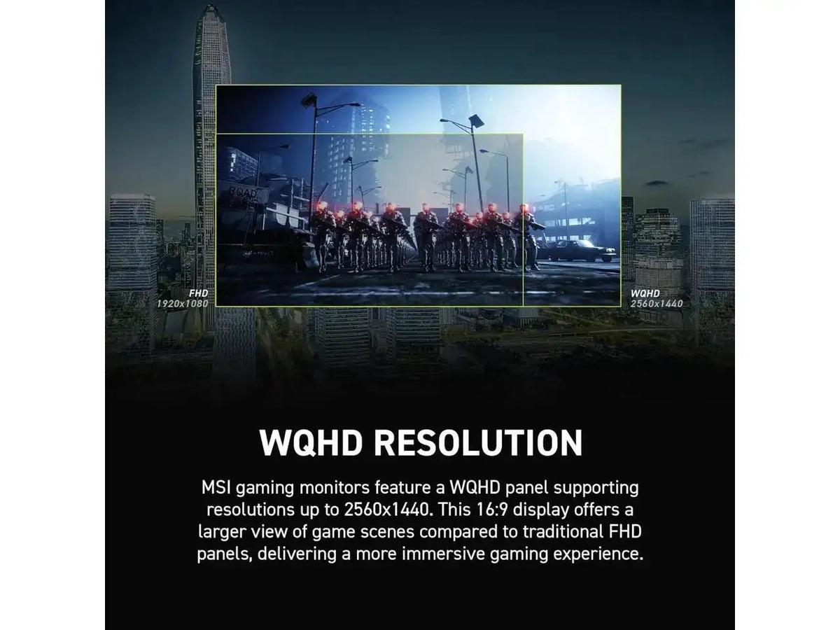 MSI 27 Inch QHD 180Hz Curved Monitor