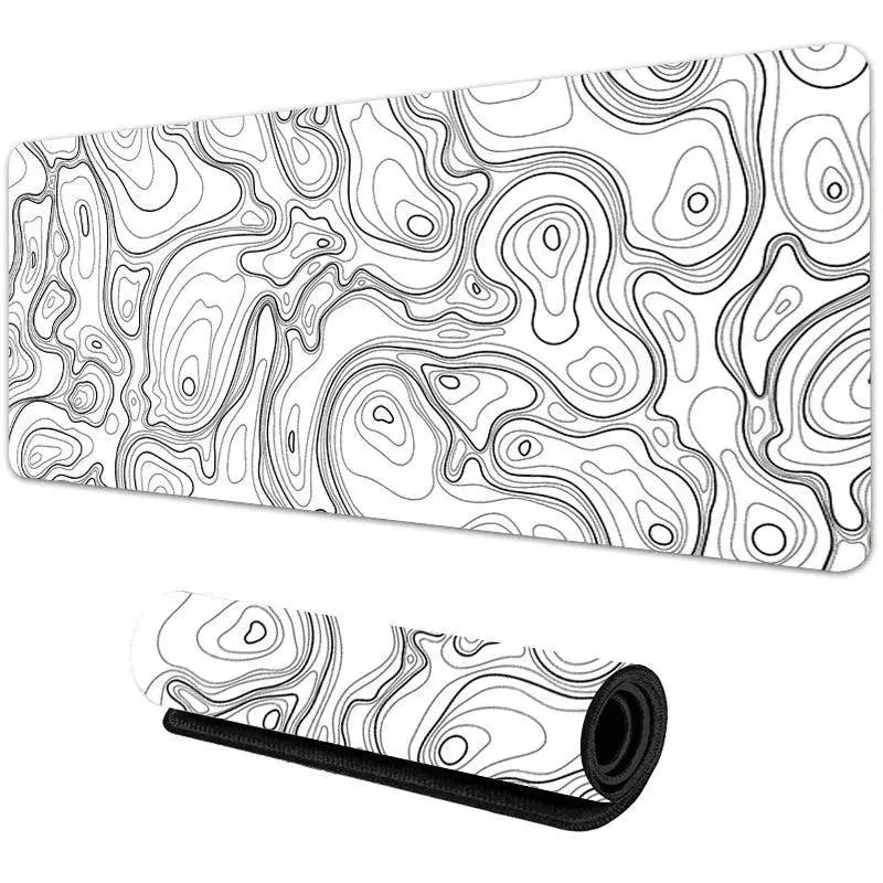 Colorful Art Mouse Pad With Smooth Surface And Durable Edges