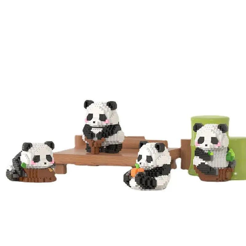 Panda Building Blocks Creative DIY Toy For Kids Fun Set