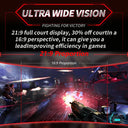 MUCAI Curved Gaming Monitor Ultimate WQHD Visuals Performance