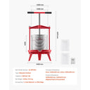 Succebuy Fruit Wine Press Stainless