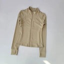 Yoga Suit Women Windproof Jacket - Premium Collar