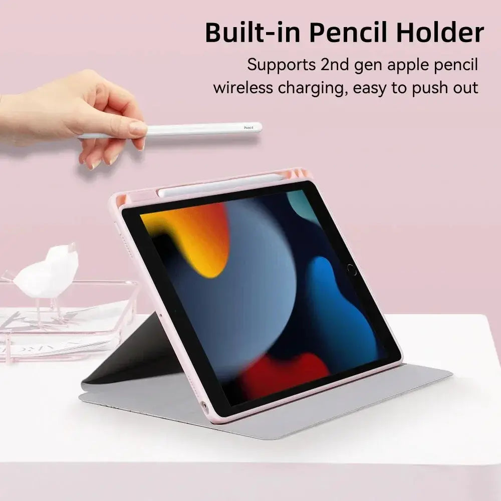 Acrylic Case 360 Rotating Cover For 2024 iPad Air M2 Pro M4