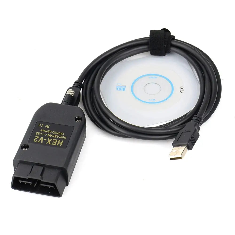 Best quality V26.3 VAG Scanner VAG Tool VAG KKL VAG COM Cable OBD2 Diagnostic Cable Multi-Language OBD2 Scanner HEX V2 VAGCOM