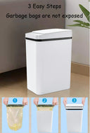 Bathroom Touchless Trash Can 12L Motion Sensor Bin