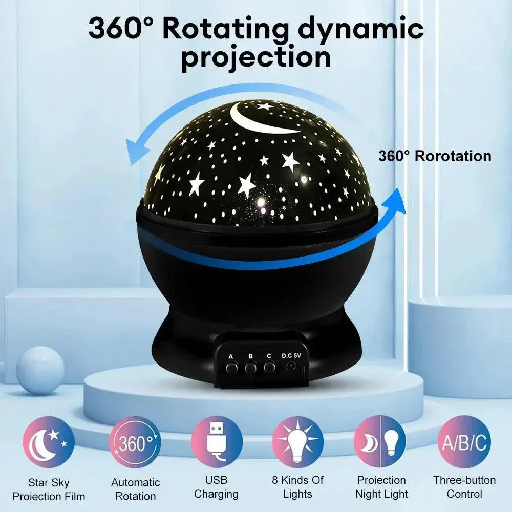 Celestial Night Light Projector Moon Lamp For Kids