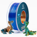 Tricolor Silk PLA Filament for Display Models