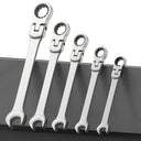 Effortless Flex Head Ratchet Wrench Set