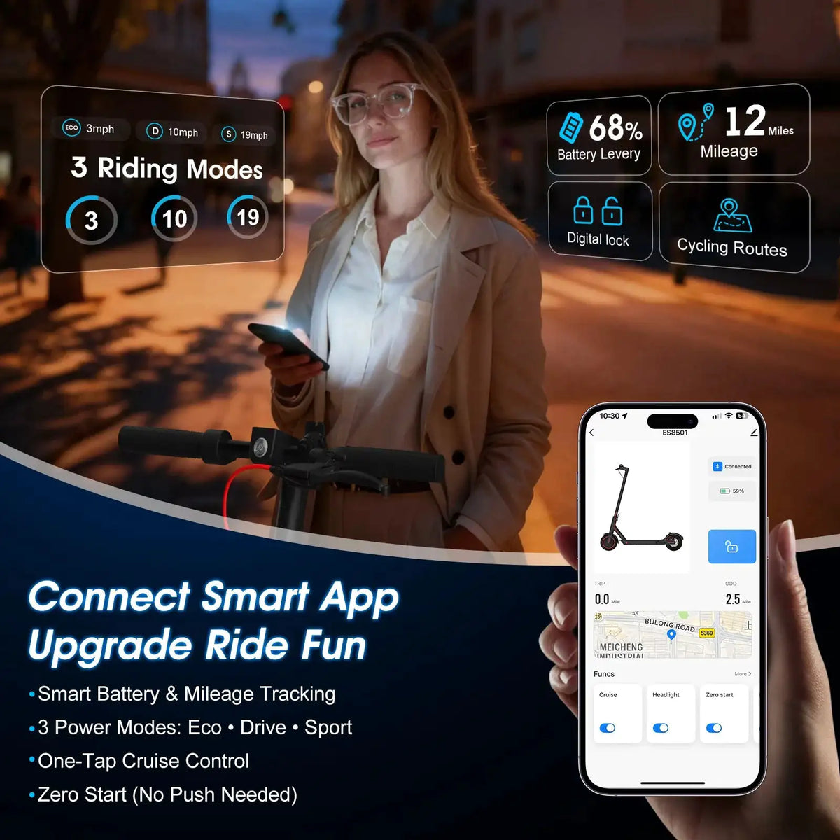 Foldable Electric Scooter For Adults — product view 8