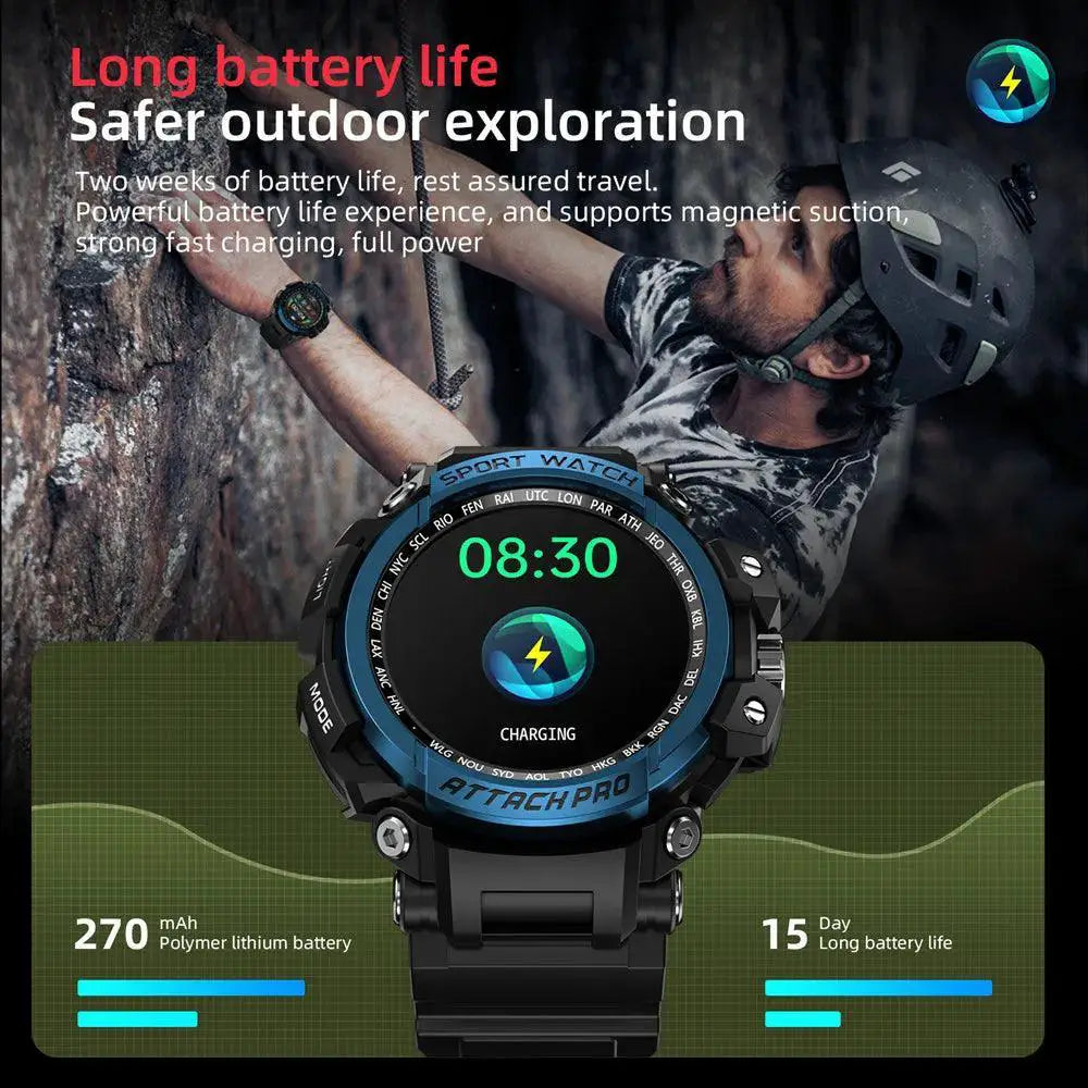 Lokmat Attack Pro Fitness Smartwatch 2023 For Active Living