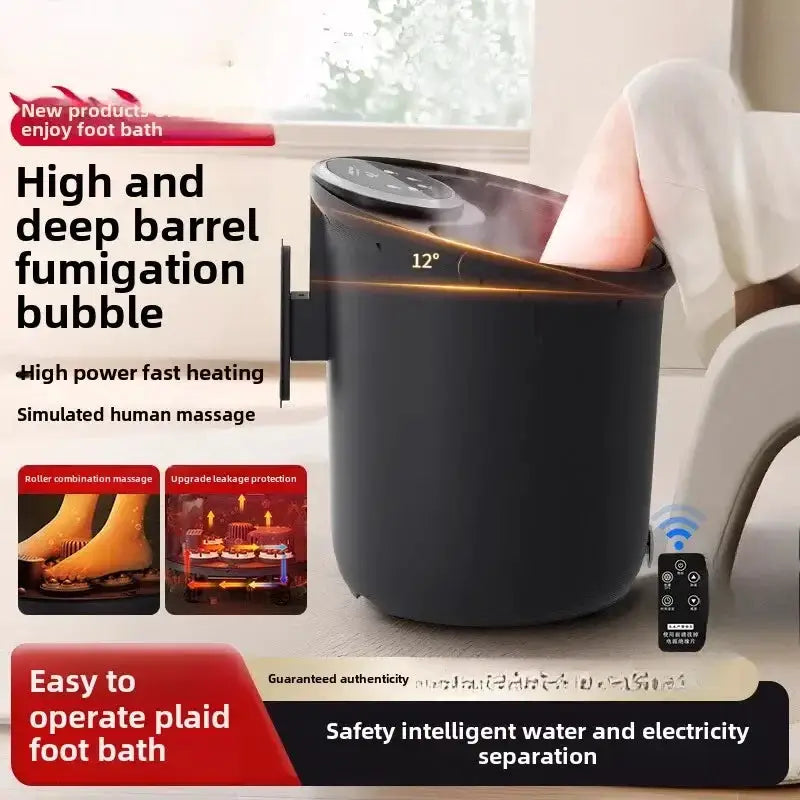 Electric massage and heating foot bath basin for foot bath basin for household fully automatic constant temperature foot bath