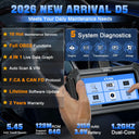 XTOOL D5 Car Diagnostic Tool 5 System Auto OBD2 Scanner OIL TCM DPF ABS EPB Reset Injector Code FCA/DOIP Lifetime Free Update