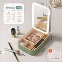 Travel Bag Mirror Portable Desktop Cosmetic Mirror Light