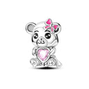 Silver Plated Charm Beads Bracelet