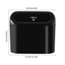Car Trash Bin Hanging Vehicle Garbage Dust Case Storage Box