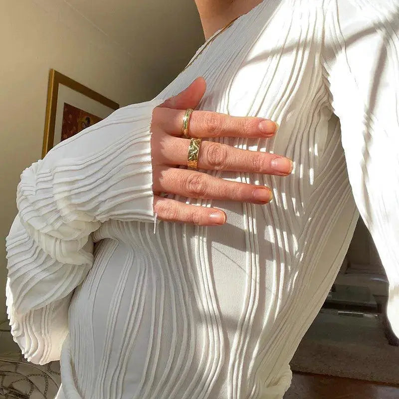 Autumn Vibes Ruched Tee Y2K Street Style Essential