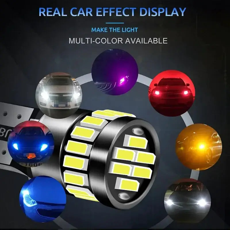 2X W5W T10 21SMD LED Car Interior Light Bulbs Canbus