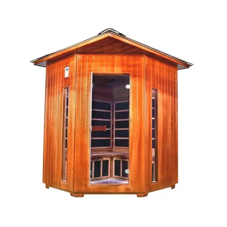 Vintage Outdoor Far Infrared Sauna Cabin Relaxation Oasis