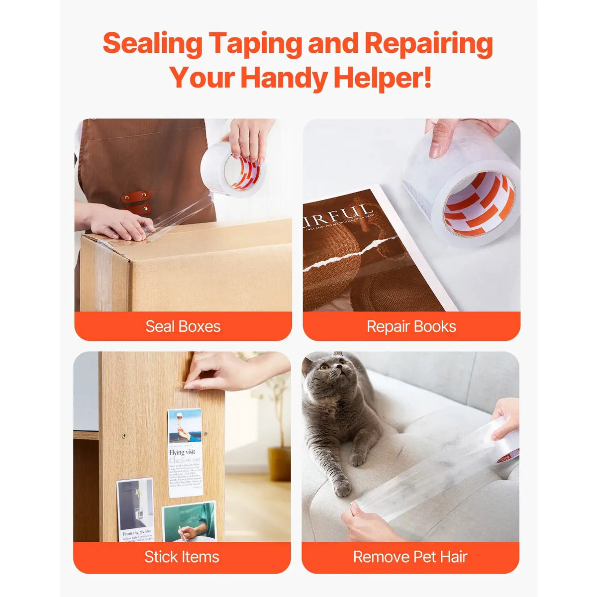 High Strength Clear Packing Tape — product view 6
