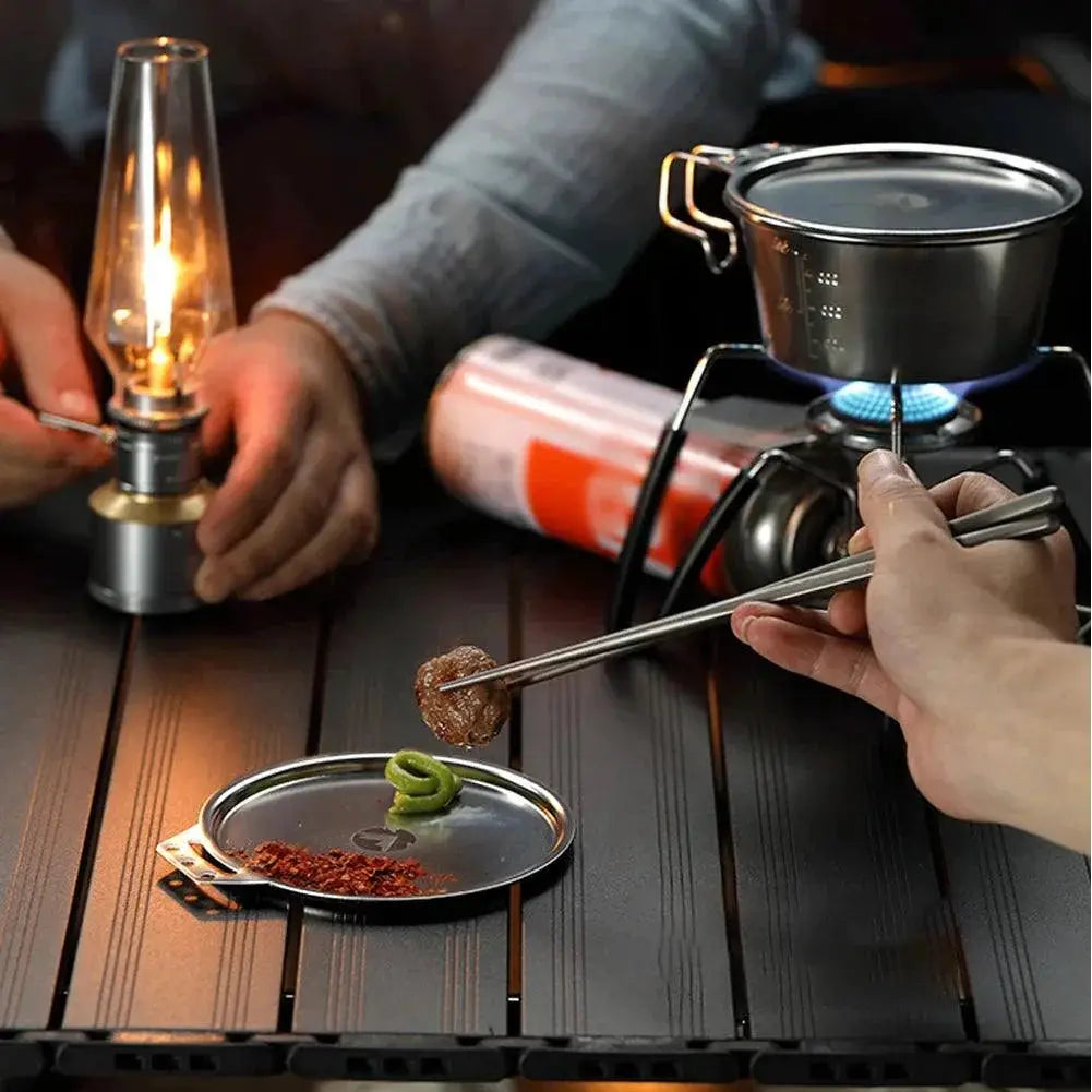 Portable 450ml Stainless Steel Sierra Bowl With Bag