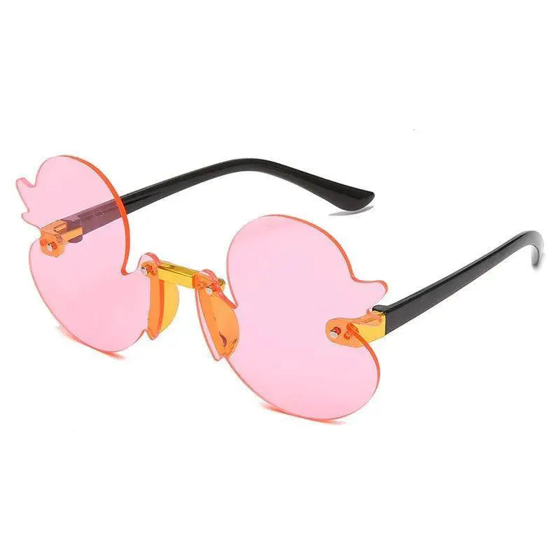 Cartoon Duck Shaped Kids Sunglasses With UV Protection