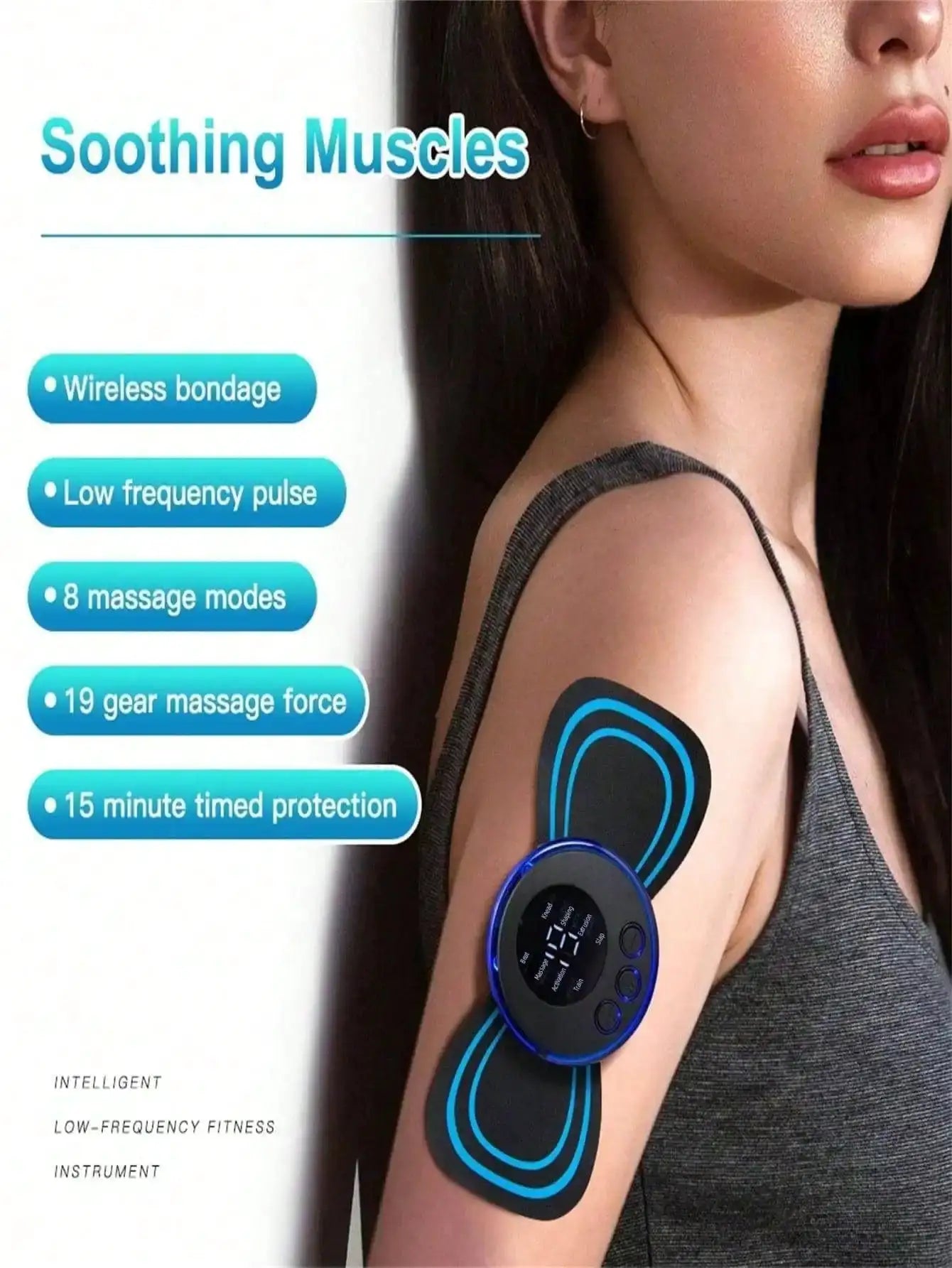 Ems Massager Kit, Foot Massager Pad, Body Massager Patch For Whole Body