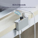 USB Hub With Power Supply Multi Splitter For Fast Data Transfer