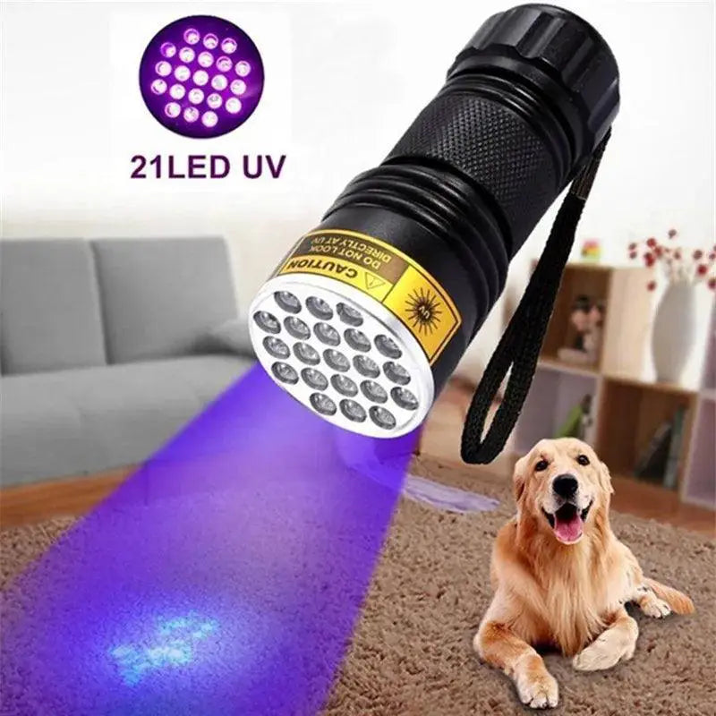 LED UV Blacklight Mini Torch Flashlight for Pet Urine Stains